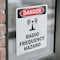 Signmission Radiation & Laser Sign, 10 in H x 7 in W, Vinyl Decal, Rectangle OS-2PACK-DS-D-710-V-1686 - alternate 3